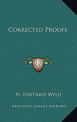 Corrected Proofs 1163848603 Book Cover