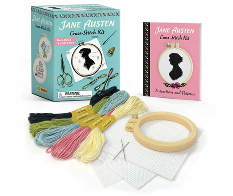 Jane Austen Cross-Stitch Kit: Includes 4 Patterns B0DSBHHHD1 Book Cover