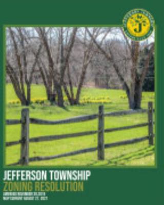 Paperback Jefferson Township Zoning Resolution (2021) Book