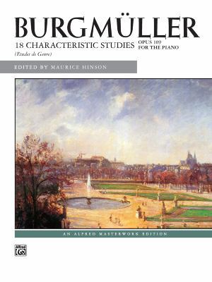 Burgmüller: 18 Characteristic Studies, Op. 109 ... 0739013521 Book Cover