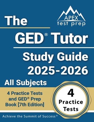 The GED Tutor Study Guide 2025-2026 All Subject... 1637757859 Book Cover