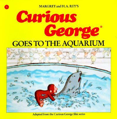 Curious George Goes to the Aquarium 0395366283 Book Cover