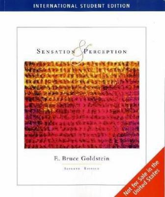 Sensation And Perception B007YZRDAO Book Cover