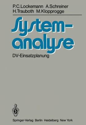 Systemanalyse: DV-Einsatzplanung [German] 3642687962 Book Cover
