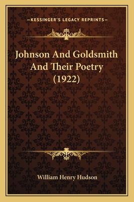 Johnson And Goldsmith And Their Poetry (1922) 1164010972 Book Cover