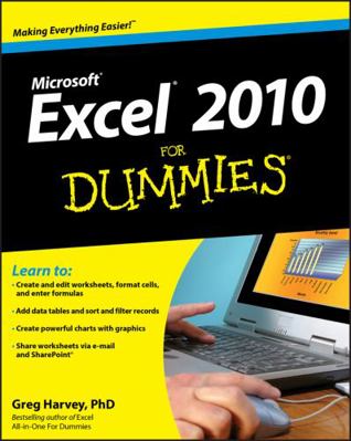 Excel 2010 For Dummies 0470489537 Book Cover