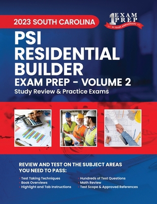 2023 South Carolina PSI Residential Builder: Vo... B0CDNMH64S Book Cover