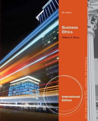 Business Ethics, International Edition 1133943152 Book Cover