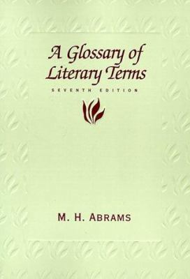 Glossary of Literary Terms 015505452X Book Cover