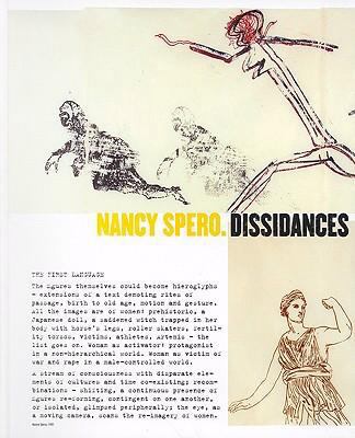 Nancy Spero, Dissidances 848977160X Book Cover