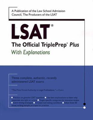 LSAT the Official Tripleprep Plus: With Explana... 094263943X Book Cover