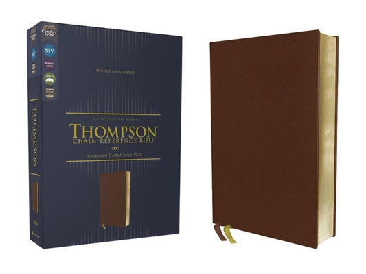 Niv, Thompson Chain-Reference Bible, Genuine Le... 0310459850 Book Cover