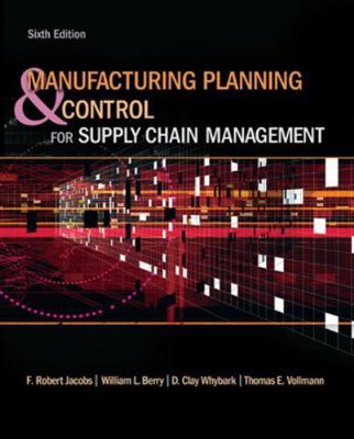 Manufacturing Planning and Control for Supply C... 0073377821 Book Cover
