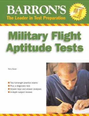Barron's Military Flight Aptitude Tests 0764135171 Book Cover