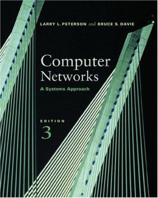 Computer Networks: A Systems Approach, 3rd Edition 155860832X Book Cover