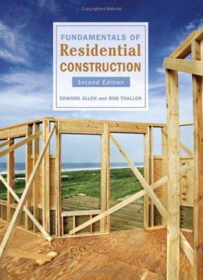 Fundamentals of Residential Construction 0471681792 Book Cover