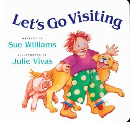 Let's Go Visiting: Lap-Sized Board Book 0152055398 Book Cover