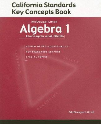 Algebra 1 Concepts and Skills: California Stand... 0618078762 Book Cover