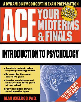 Ace Your Midterms & Finals: Introduction to Psy... 0070070075 Book Cover