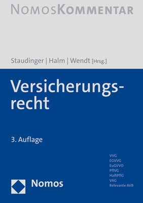 Versicherungsrecht: VVG I Egvvg I Eugvvo I Pflv... [German] 384877626X Book Cover