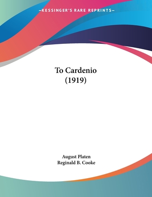 To Cardenio (1919) 1120944074 Book Cover