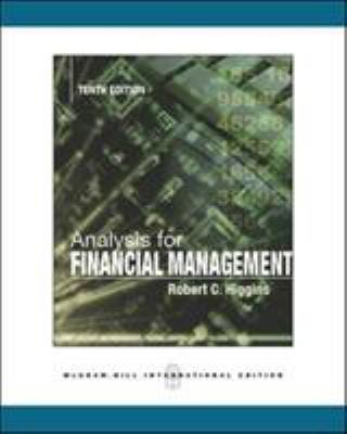 Analysis for Financial Management 007108648X Book Cover