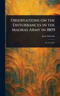 Observations on the Disturbances in the Madras ... 1023317753 Book Cover