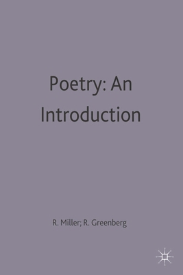 Poetry: An Introduction: An Introduction 0333329856 Book Cover