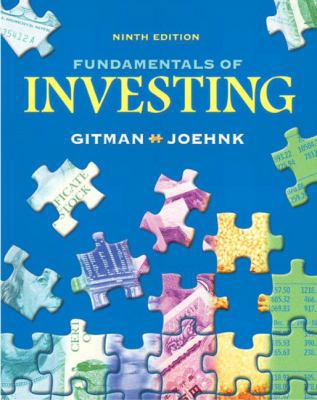 Fundamentals of Investing (9th Edition) 0321236858 Book Cover