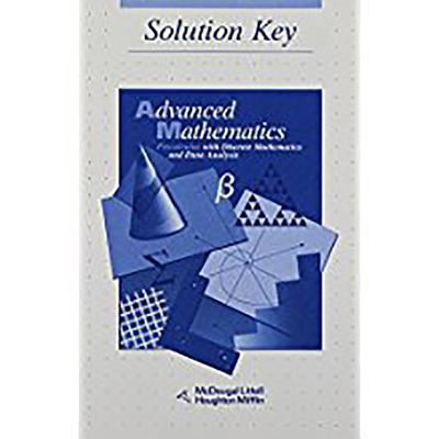 McDougal Littell Advanced Math: Solution Key 0395649544 Book Cover