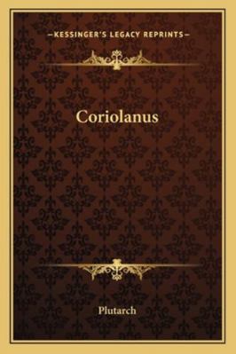 Coriolanus 1162893680 Book Cover