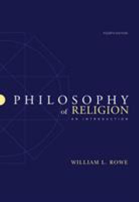 Philosophy of Religion: An Introduction 0495007250 Book Cover