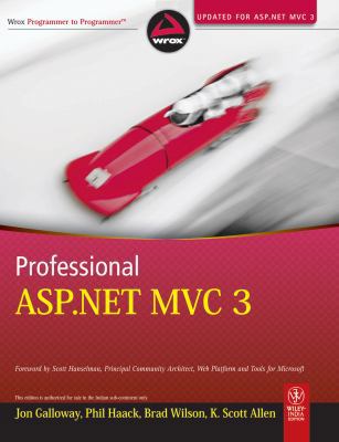 Professional ASP.NET MVC 3 8126532769 Book Cover