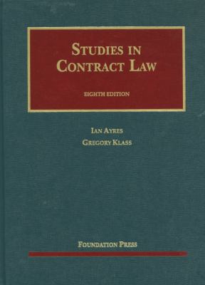 Studies in Contract Law (University Casebook Se... 160930117X Book Cover