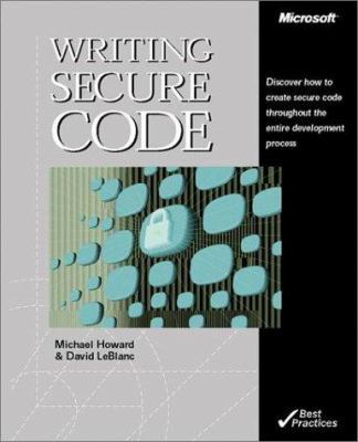 Writing Secure Code 0735615888 Book Cover