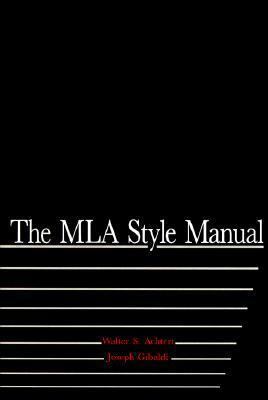 The Mla Style Manual 0873521366 Book Cover