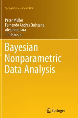 Bayesian Nonparametric Data Analysis 3319368427 Book Cover