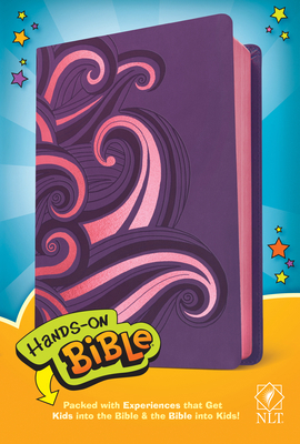Hands-On Bible NLT (Leatherlike, Purple/Pink Sw... 1496450167 Book Cover