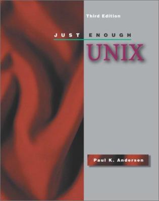 Just Enough UNIX 0072302976 Book Cover