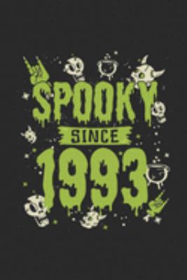 Spooky Since 1993: Graph Ruled Notebook – Journal for Birthday Gift Idea And Halloween Gift Idea