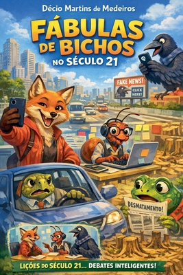 Fábulas de Bichos no Século 21 [Portuguese] B0GQXQ4N1T Book Cover