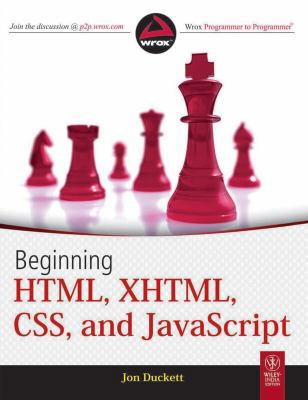 Beginning Html Xhtml Css And Javascript 8126525517 Book Cover
