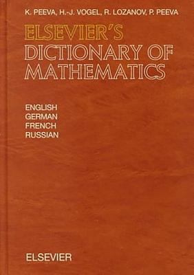 Elsevier's Dictionary of Mathematics: In Englis... 0444829539 Book Cover