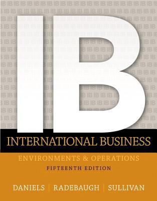 International Business (15th Edition) 0133457230 Book Cover