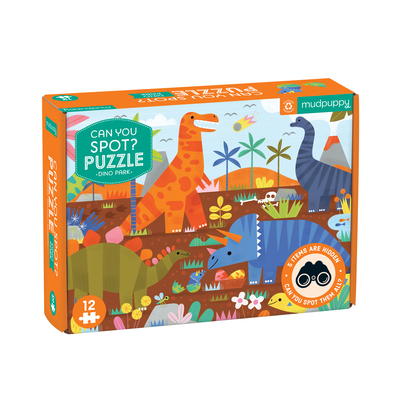 Dino Park Can You Spot? Puzzle 0735369976 Book Cover