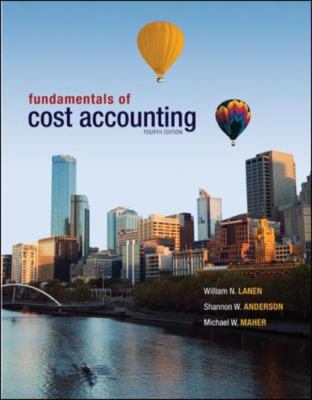 Fundamentals of Cost Accounting 0071318356 Book Cover