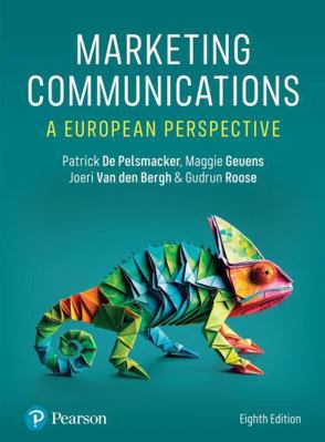 Marketing Communications: A European Perspective 1292737220 Book Cover