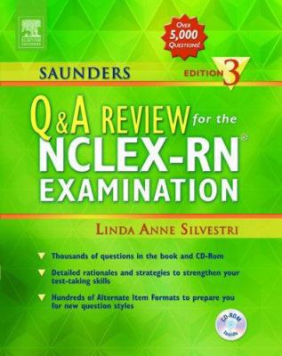 Saunders Q & A Review for the Nclex-Rn(r) Exami... 0721603521 Book Cover