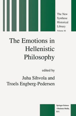 The Emotions in Hellenistic Philosophy 9048151236 Book Cover