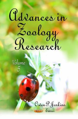 Advances in Zoology Research 1624178022 Book Cover